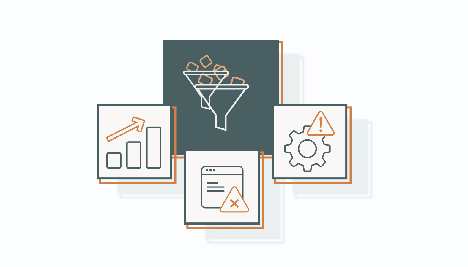 Revenue funnel leakage typically becomes visible in three areas