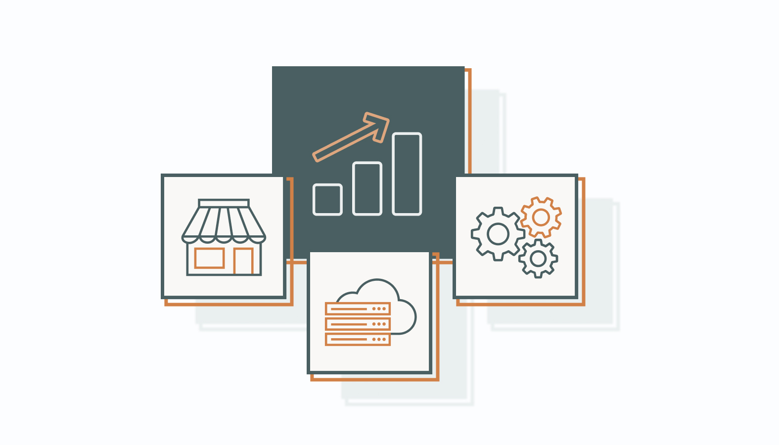 Upselling means encouraging a customer to choose a higher-tier, higher-capacity, or premium version of the product they are considering or already using.